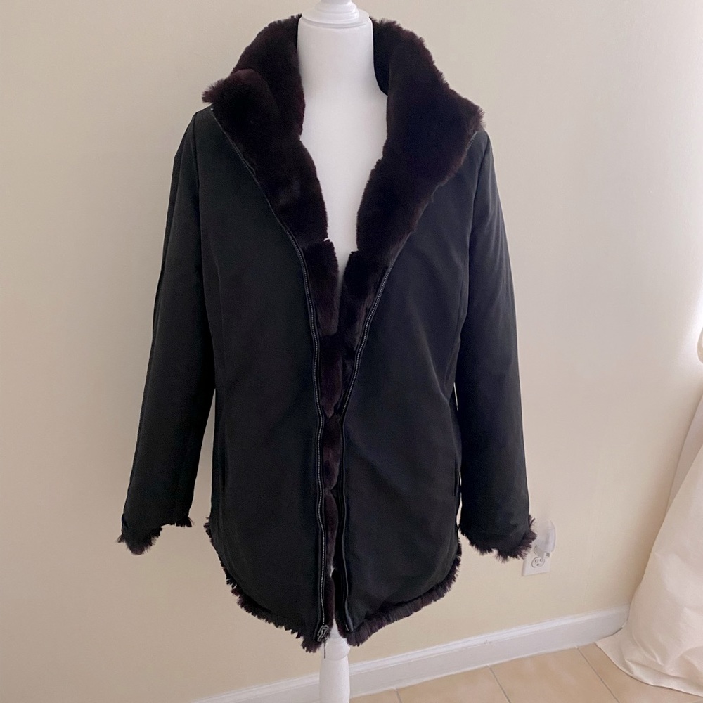 Via spiga reversible coat